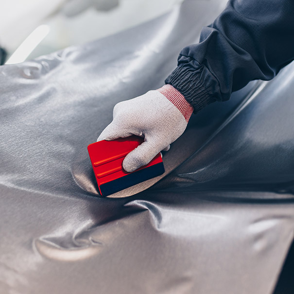 Pose vinyl covering par un poseur agréé HEXIS